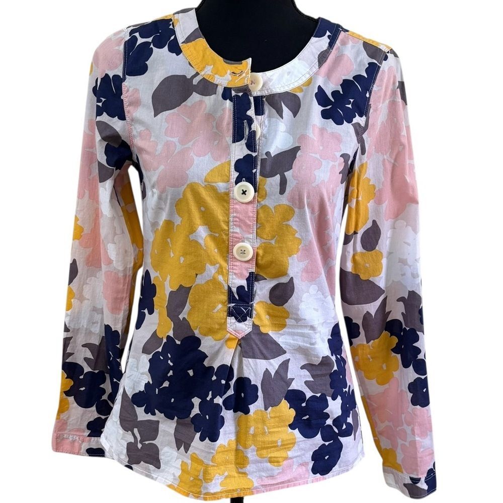 Boden Floral Popover Shirt 2